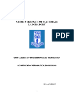 CE6411 Strength of Materials