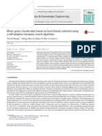 Music Genre Classification Based On Local Feature Selection Using A Self-Adaptive Harmony Search Algorithm