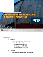 Classical Music and Architecture - A Historical Perspective