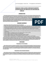 Usp 203 High-Performance Thin-Layer Chromatography Procedure For Identification of Articles of Botanical Origin