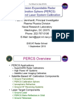 Precision Expandable Radar Calibration Sphere (Percs) Paul Bernhardt NRL