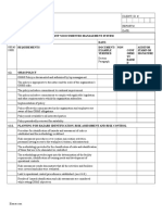 ISO 18001 Checklist