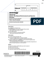 Specimen (IAL) QP - Unit 4 Edexcel Biology A-Level