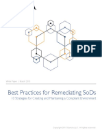 Sunera Best Practices For Remediating SoDs