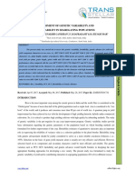 Assessment of Genetic Variability and Heritability in Segregating Popuations