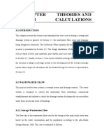 Sewage and Drainange System Theories and Calculation