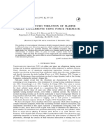 Vortex-Induced Vibration of Marine Cables: Experiments Using Force Feedback