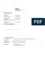 Project Brief Template