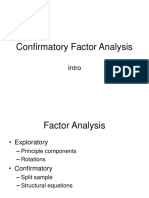 Confirmatory Factor Analysis