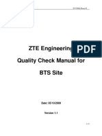 ZTE BTS Engineering Quality Check Manual For BTS Site English V1.1