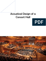 Acoustical Design of A Concert Hall