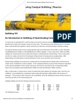 Basics of Hydrotreating Catalyst Sulfiding - Reactor Resources - Sulfiding Services, Alumina, Metal Reclamation, Catalysts