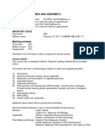 Biology 4562b Course Outline 2017