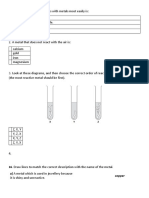 Reactivity Topic Test