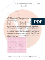 Linear Equation With Two Variables