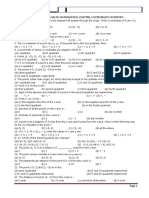 NIL Tutorial, Samastipur: Cbse Test Paper: Class: Ix: Mathematics: Chapter: Coordinate Geometry