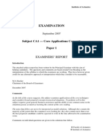 Examination: Subject CA1 - Core Applications Concepts Paper 1