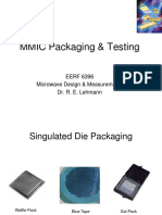 MMIC Design, Part 3 - Packaging & Testing