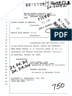 My Father's Courtroom Testimony in USA v. Nellie Bell Kassim, Ryan Krebs Et Al, US District Court, Detroit, MI (Oct 28-29, 1982)