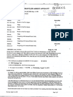 Order Affidavit in Support of Warrantless Arrest Christopher Lee Watts