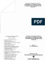 Cohomology of Arithmetic Groups, L-Functions and Automorphic - T. Venkatamarana PDF