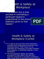 Health and Safety at The Workplace