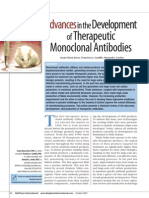 Advances: Development Therapeutic Monoclonal Antibodies