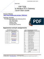 GW-7228 J1939 To Modbus RTU Gateway Quick Start Guide: Appearance and Pin Assignments