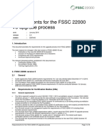 Requirements For The FSSC 22000 V5 Upgrade Process