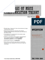 Four Eras of Mass Communication Theory