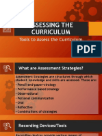 Assessing The Curriculum