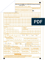 Pravara Institute of Medical Sciences: Application Form For PIMS - AICET - 2008 PG