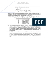 Real Gases Problems PDF