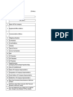 Vendor Registeration Form