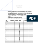 GVSU Concert Band Intonation Sheet Name - Instrument - Partner Name