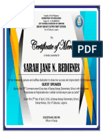 Certificate of AppreciationGuestSpeaker