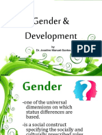 Gender & Development: by Dr. Joseline Manuel-Santos