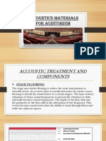 Accoustics Materials For Auditorium