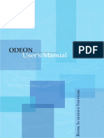 Odeon Manual