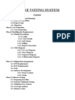 Online Voting System Contents