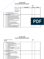 Clause Based Checklist