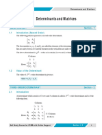 Matrices and Determinants