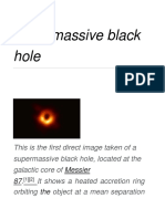 Supermassive Black Hole