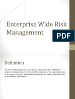 Enterprise Wide Risk Management