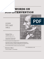 J.S. Mill, A FEW WORDS ON NON-INTERVENTION PDF
