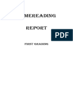 Home Reading Report