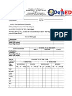 Annual Accomplishment Report For Private Schools