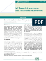 Pakistan-IMF Support Arrangements and Way Towards Sustainable Development
