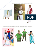 English Month Costume Ideas