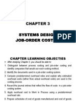 Chapter 3 System Design Job Order Costing System